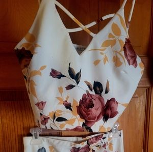 Womens 2 Piece Skirt & Top